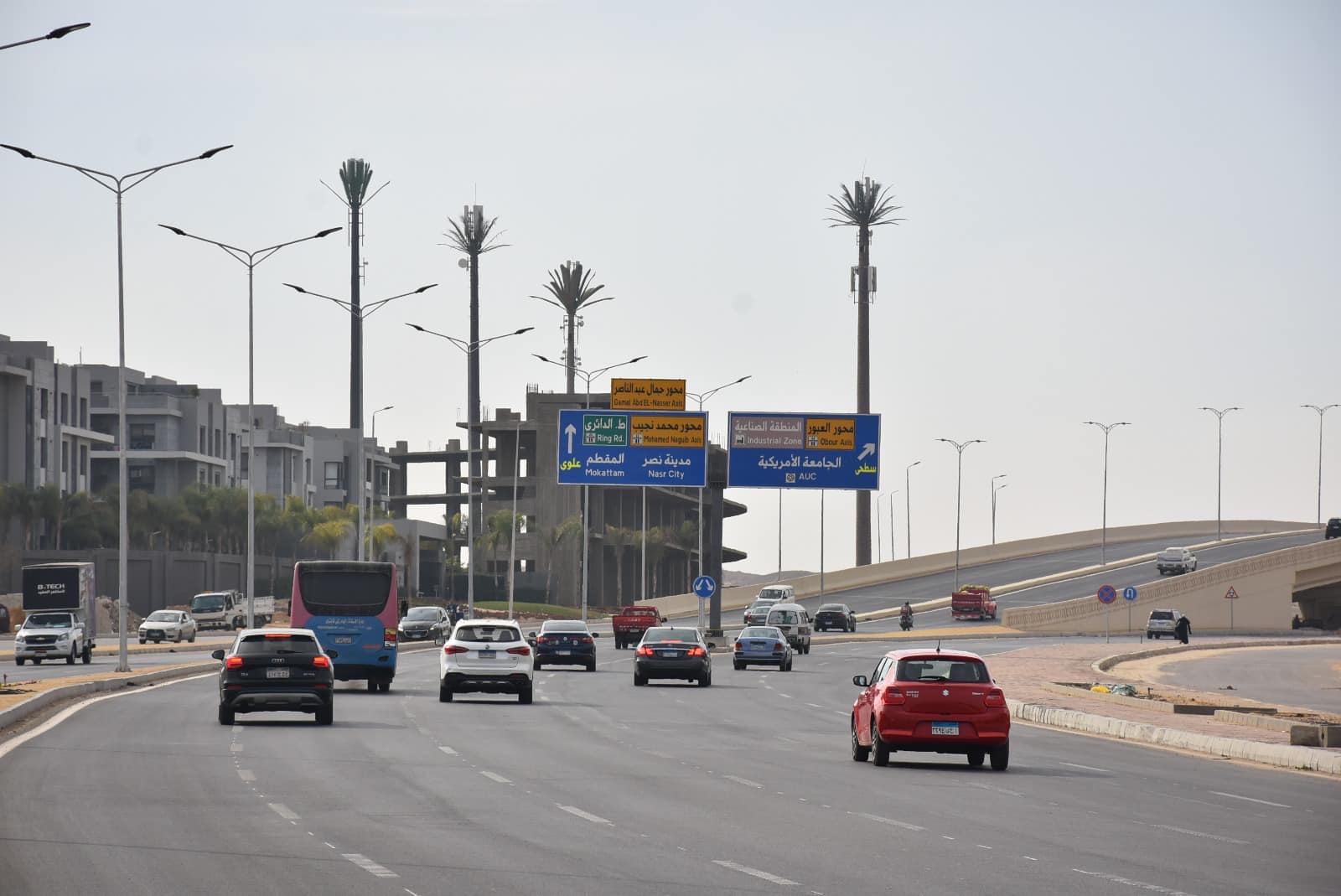 جهاز القاهرة الجديدة: رفع كفاءة الطرق والمحاور الطُّولية والعرضية بمختلف المناطق